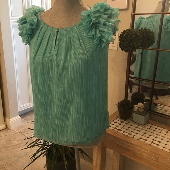 - New - Banana republic ruffle top - Picture 2 of 6